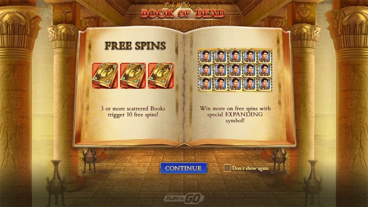 Book of Dead Theme and Design