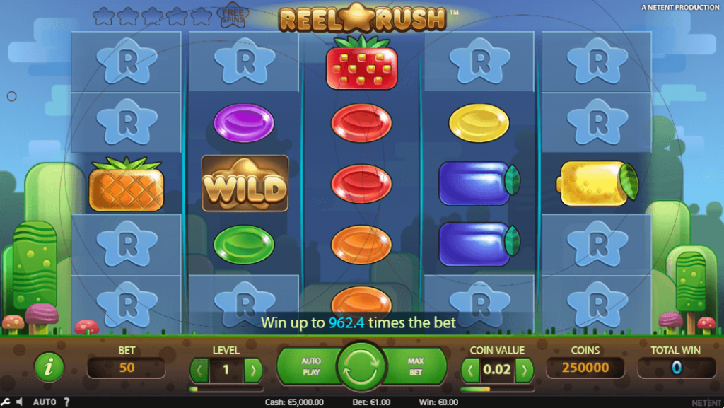 Reel Rush Theme Preview