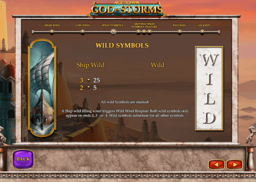 age of the gods gods of the storm wild symbols