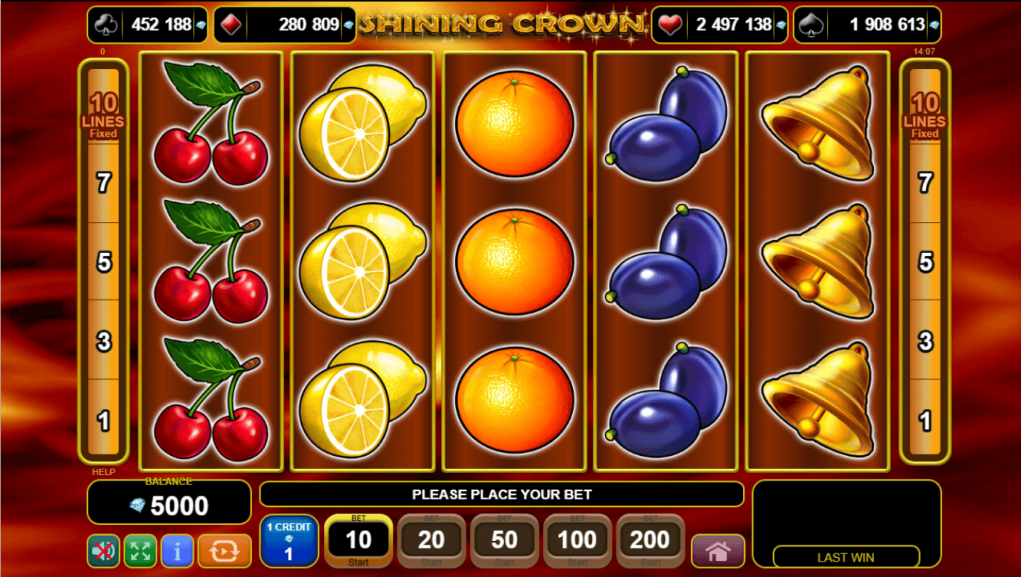 Shining Crown Theme & Graphics
