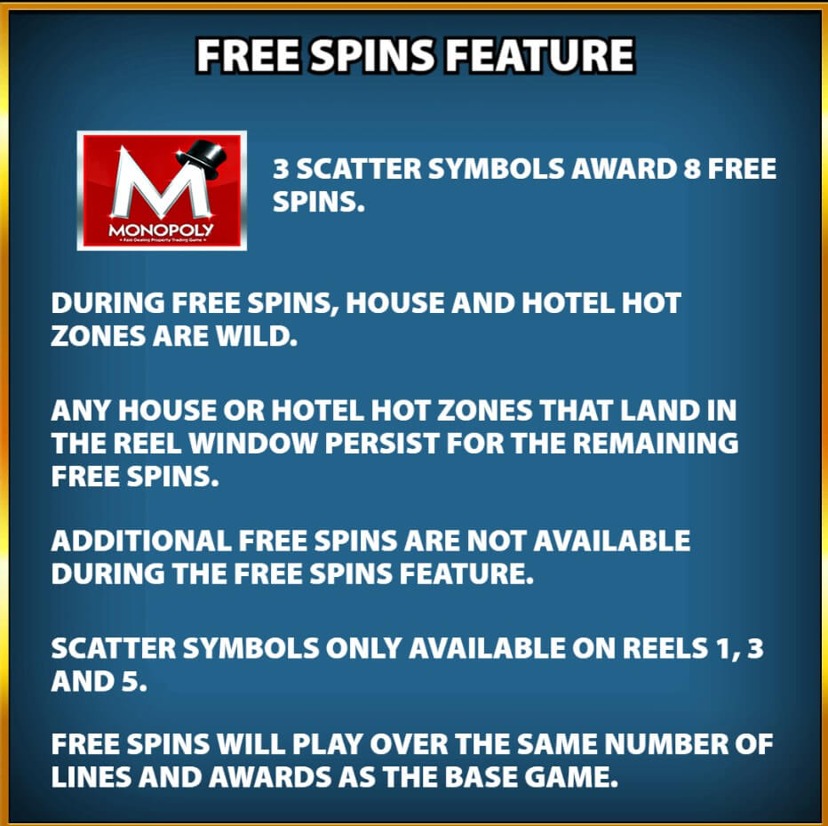 Monopoly Bring the House Down Free Spins Feature
