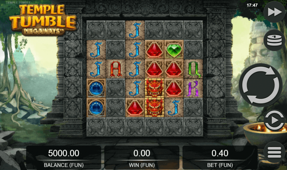 Temple Tumble Megaways Theme & Graphics