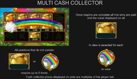 RAINBOW CASH POTS Cash Collection