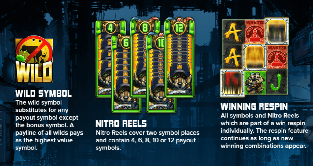 Nitropolis 2. 3 Wild Symbol