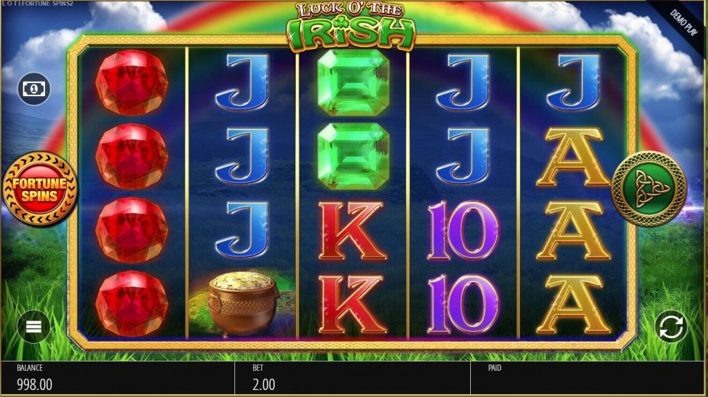 Luck O' The Irish Fortune Spins 2 themes