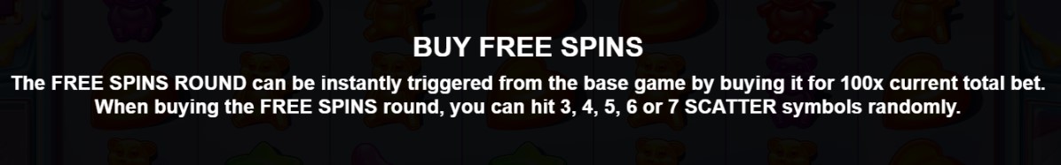 Sugar Rush Buy Feature