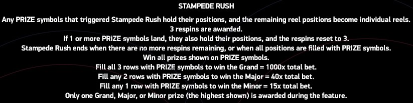 Stampede Rush Wicked STAMPEDE RUSH