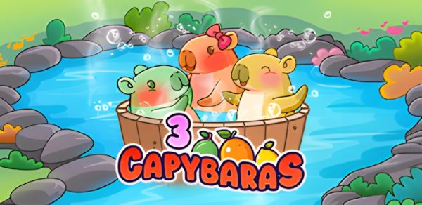 3 Capybaras
